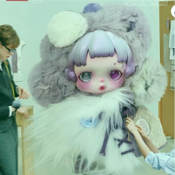 SKULLPANDA You Found Me - RATTY BEAR - Plush Pendant - POP MART SEALED BOX - Picture 1 of 9